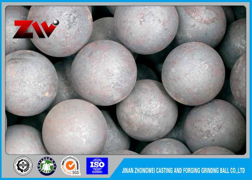 Medias bolas de pulido de acero forjadas para la garantía el &lt;1% de la fractura del molino de bola de la mina de cobre