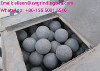 Bolas de acero del molino de bola de la resistencia de desgaste de la alta dureza del cobre y de la minería aurífera buenas