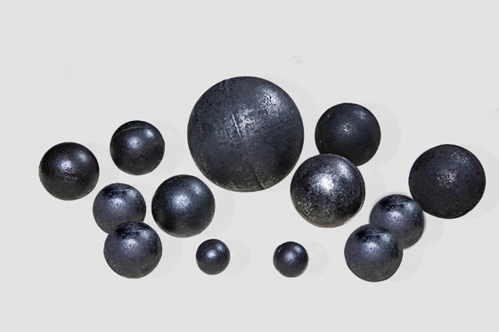 20mm 80mm 160mm Esfera de hierro fundido Acero Esfera forjada Medios de molienda de cromo Esfera de hierro fundido para molinos Tecnología de molienda fundición
