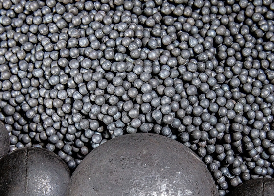 20mm 80mm 160mm Esfera de hierro fundido Acero Esfera forjada Medios de molienda de cromo Esfera de hierro fundido para molinos Tecnología de molienda fundición