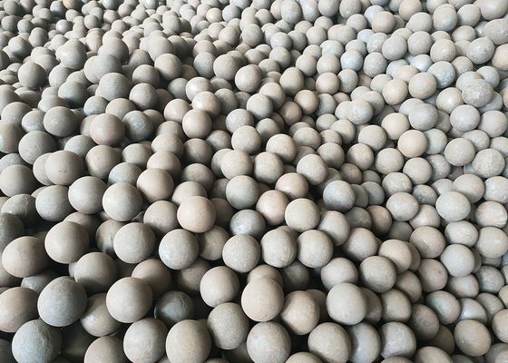 Bola de molienda de acero forjado de alta calidad 52-65 HRC, bola de molienda forjada de hierro de 40mm y 50mm