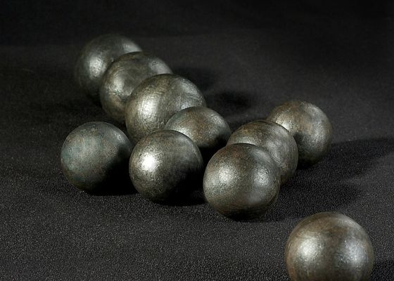 Bolas de molienda forjadas de acero con alto contenido de manganeso utilizadas para la extracción de minerales y el proceso de fundición rentable de molinos de bolas
