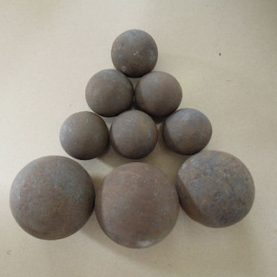 Medios de molienda de acero forjado de alto manganeso 65 70 75 80 mm Bolas de hierro fundido para molino de bolas