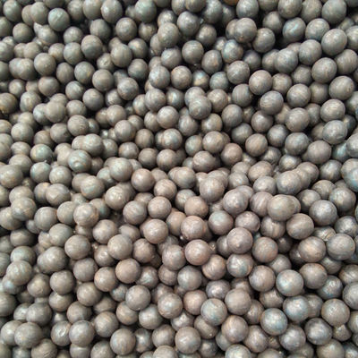 20-150 mm de alta dureza de acero de rodadura en caliente bola para molino de bolas máquina personalizada por composición química Mn 0,6-1,2%