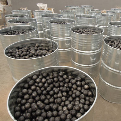 Bollas de hierro fundido de alto cromo, baja tasa de rotura, bola de hierro de molienda de alta calidad para molino de bolas