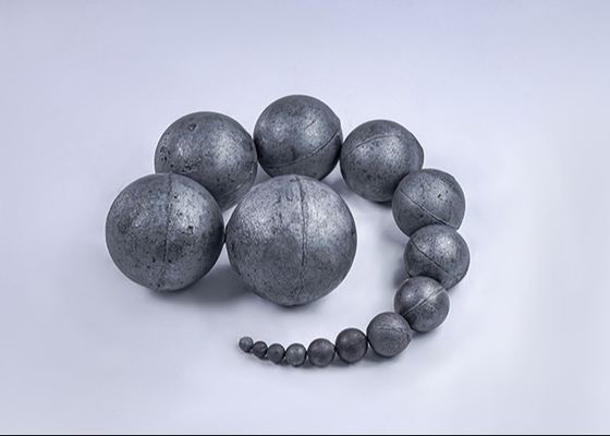20mm 80mm 160mm Esfera de hierro fundido Acero Esfera forjada Medios de molienda de cromo Esfera de hierro fundido para molinos Tecnología de molienda fundición